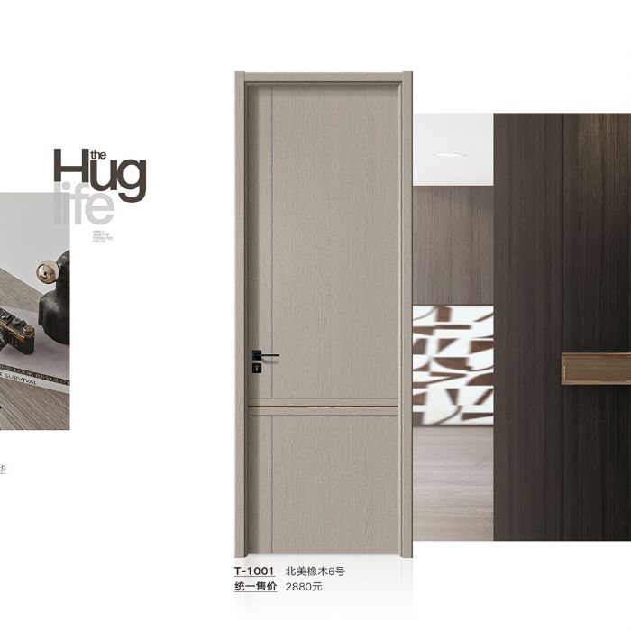 新品木門(mén)T-1001北美橡木6號(hào)